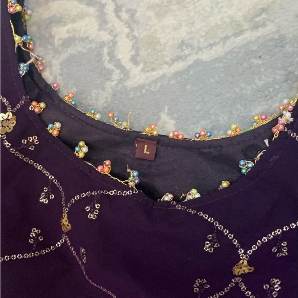 Fancy Pakistani Embellished Gharara Wedding Indian Party Wear Shalwar Kameez - Picture 7 of 8